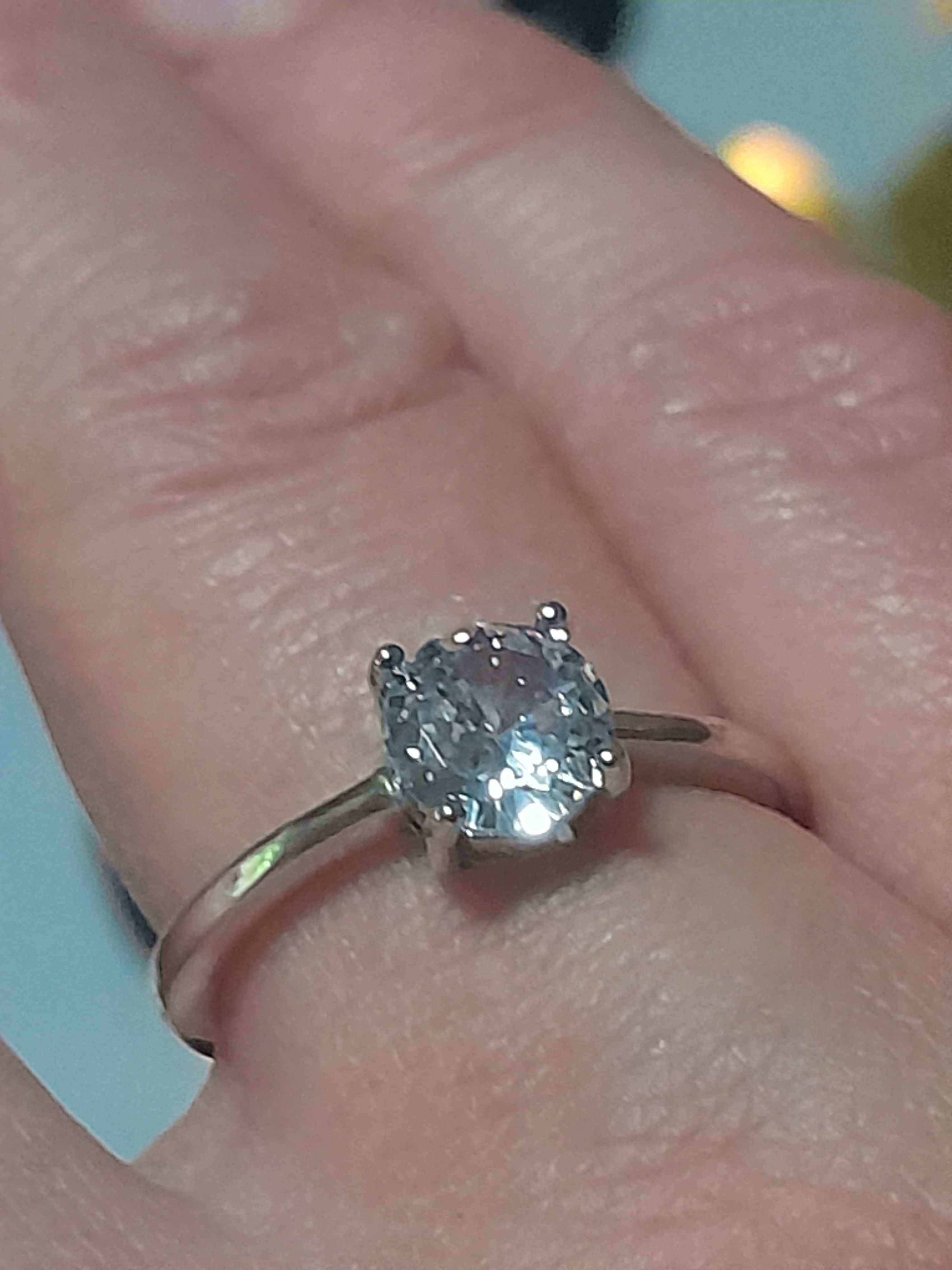 Inel elegant cu zirconiu AAA  marimea 54