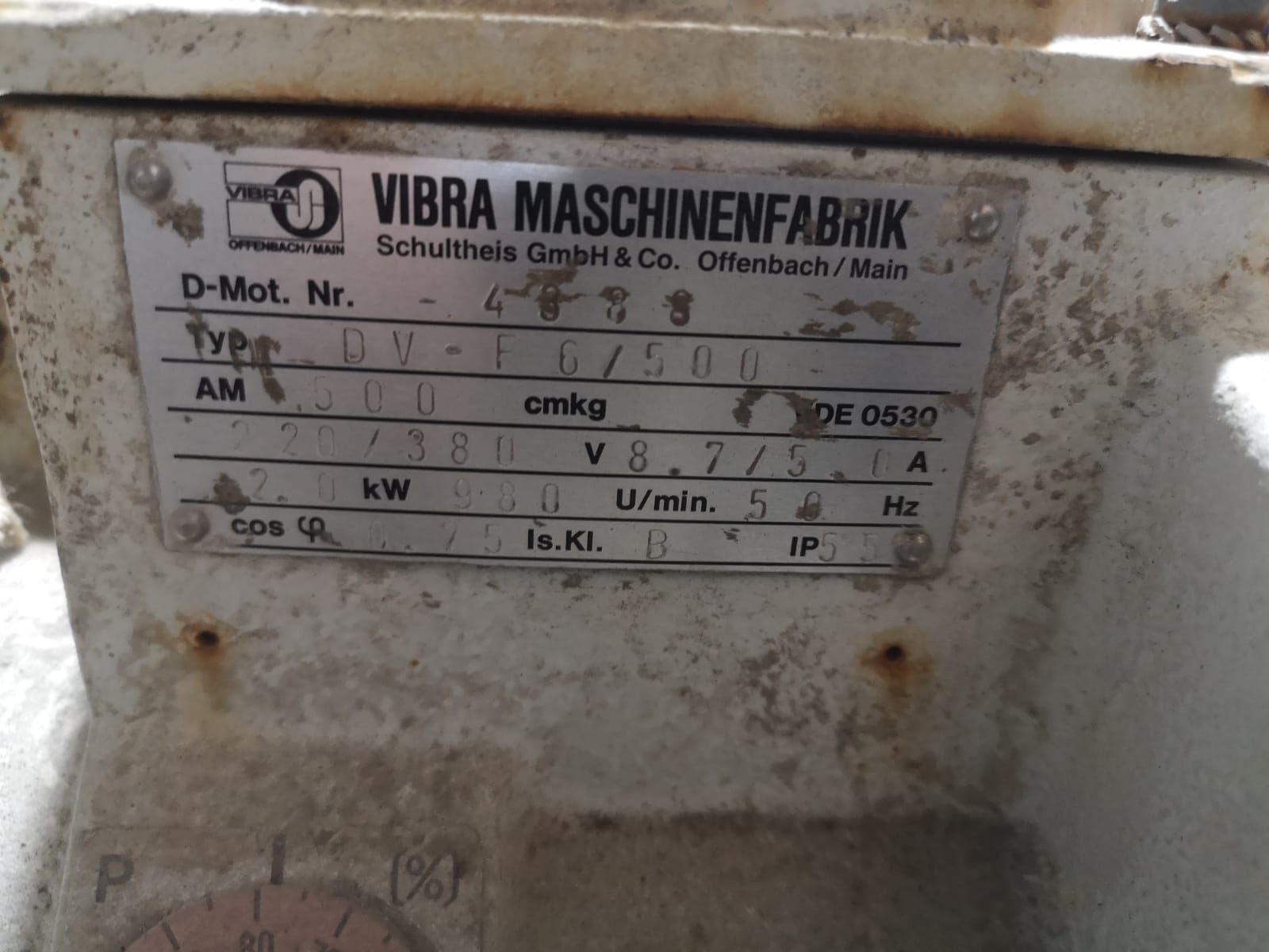 Motor vibrant Vibra, 2kW