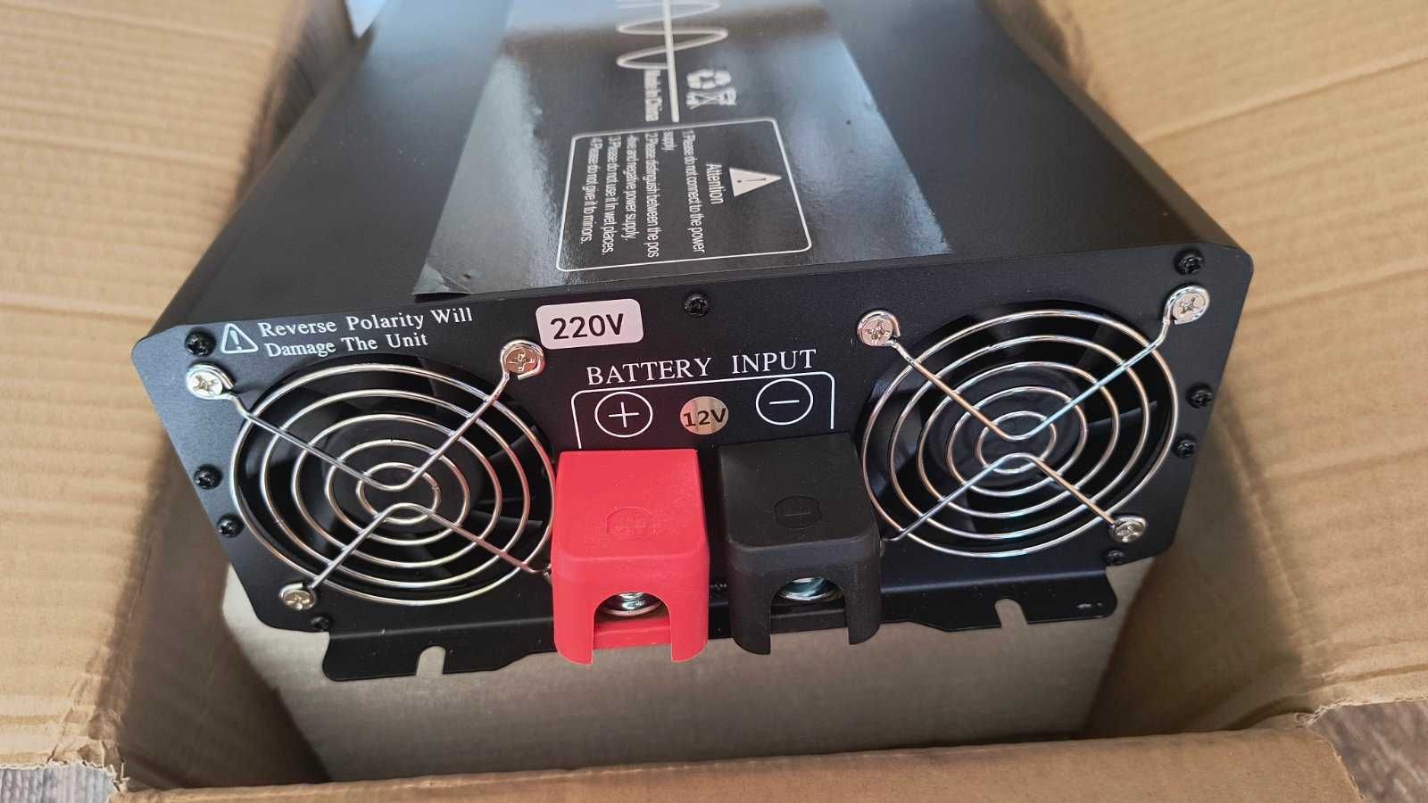 Инвертор EAFC 7000 W, чиста синусоида, DC 12V до AC 220V 50HZ