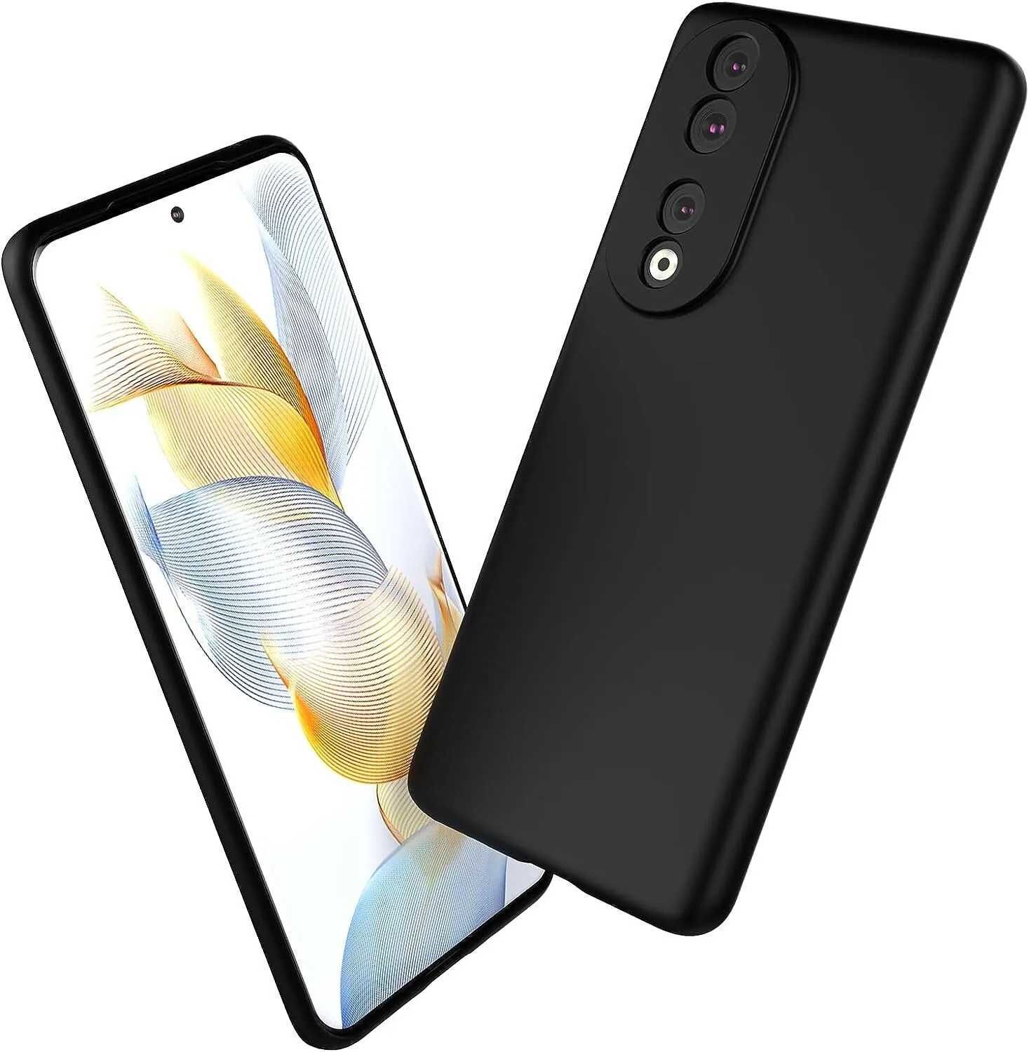 Honor 90 5G / Honor 90 Lite 5G - Черен Матов Кейс Гръб