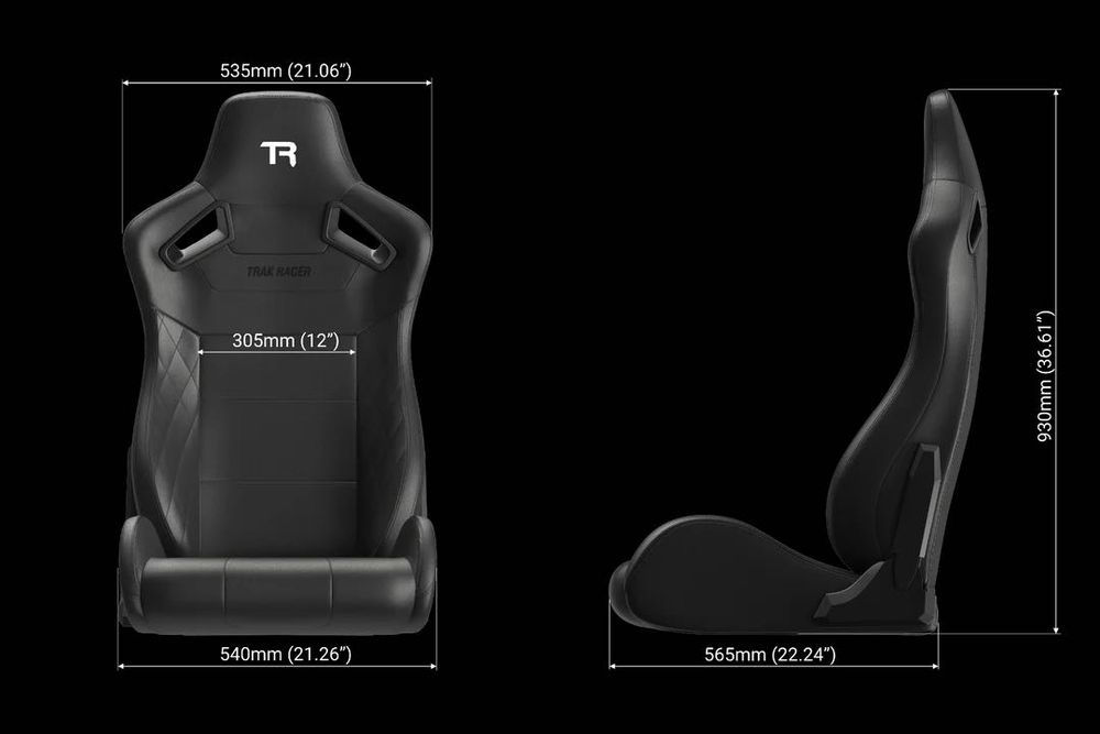 Sim Racing Track Racer Recliner & Brackets седалка сим рейсинг гейминг