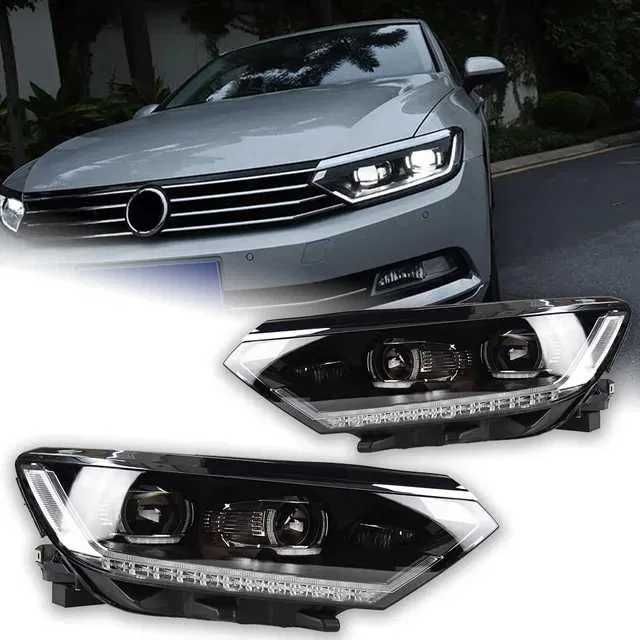 LED фарове за Volkswagen Passat B8 2015–2020г динамични мигачи