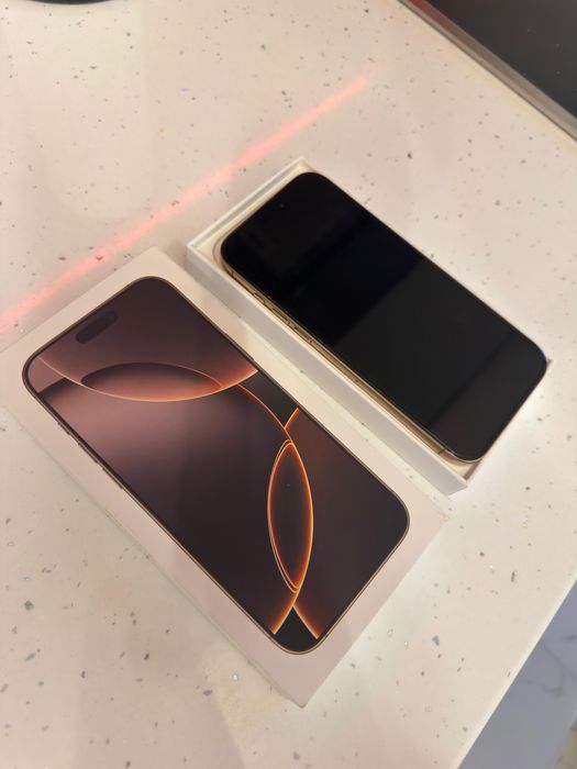 Iphone 16 pro max dessert titanium