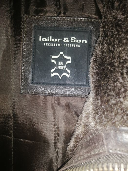 Haina cu căptușeală din piele întoarsă