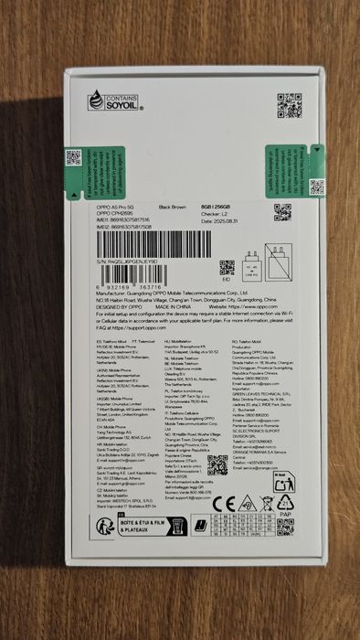 NOU Oppo A5 Pro 5G 256gb - Sigilat