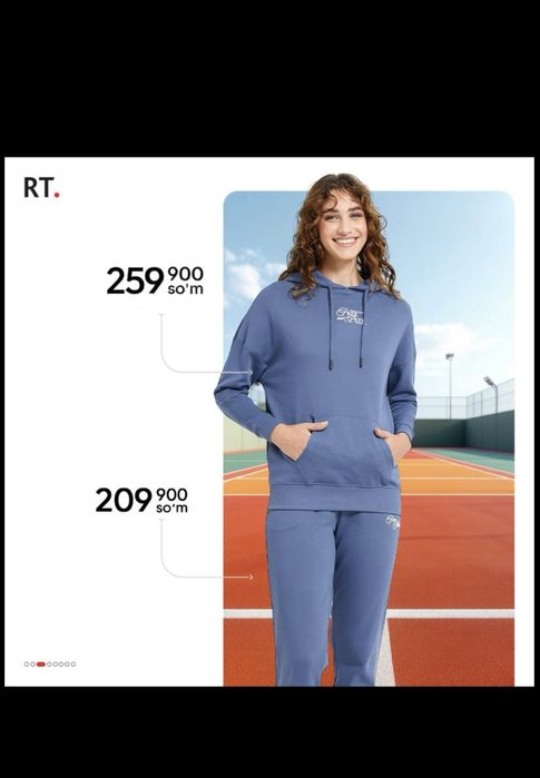 Комплект худи и штанов, сизый цвет — стильный и удобный