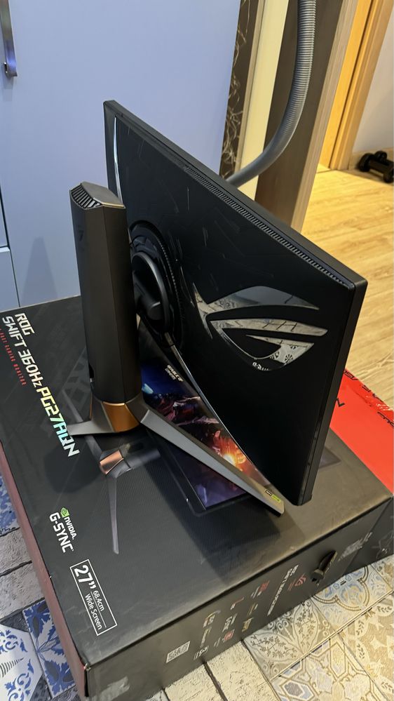 Asus ROG Swift PG27AQN 360hz IPS Gaming Monitor ЧИСТО НОВ в гаранция!