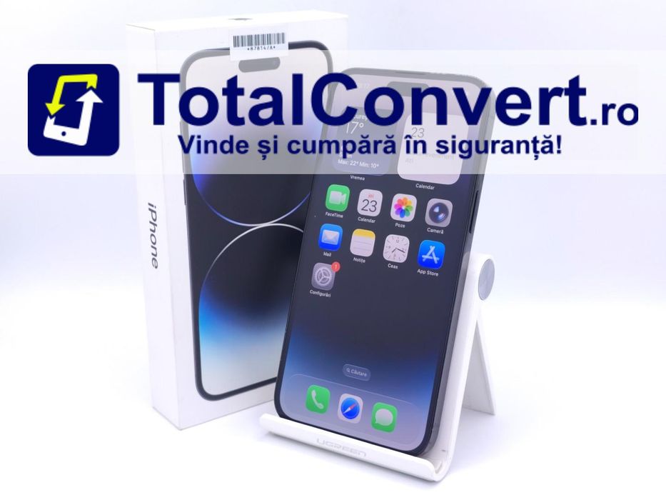 Apple iPhone 14 Pro Max 256GB Space Black, Garantie 24 luni | #D87814