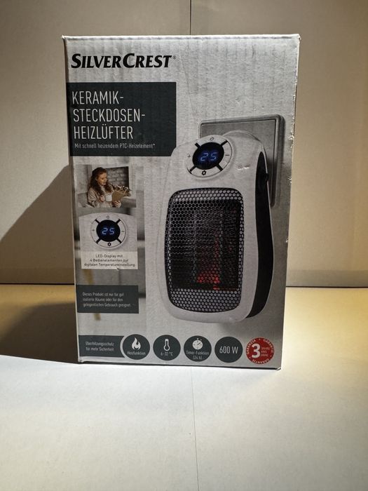 Mini aeroterma pentru priza silvercrest