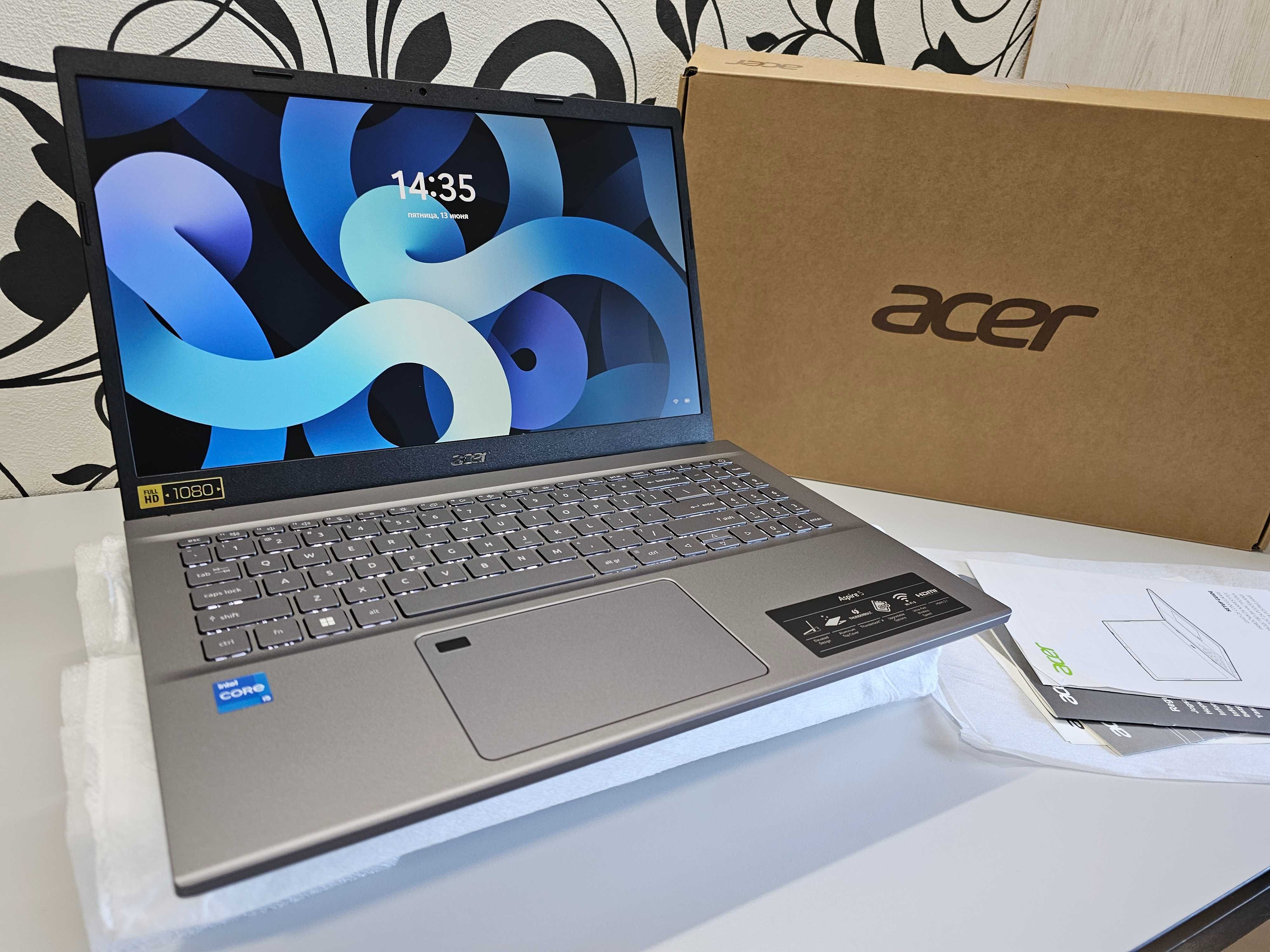 ПРОДАМ Acer A515/15 Мощный Ноутбук Core™i5-12450H/8GB/512SSD/15.6"iPS.