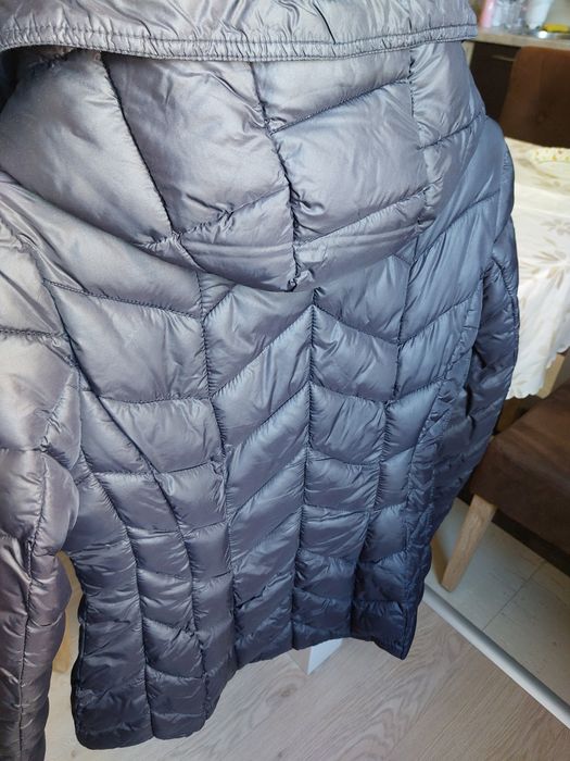 Черно дамско яке есен зима размер 38/40 (М/Л)