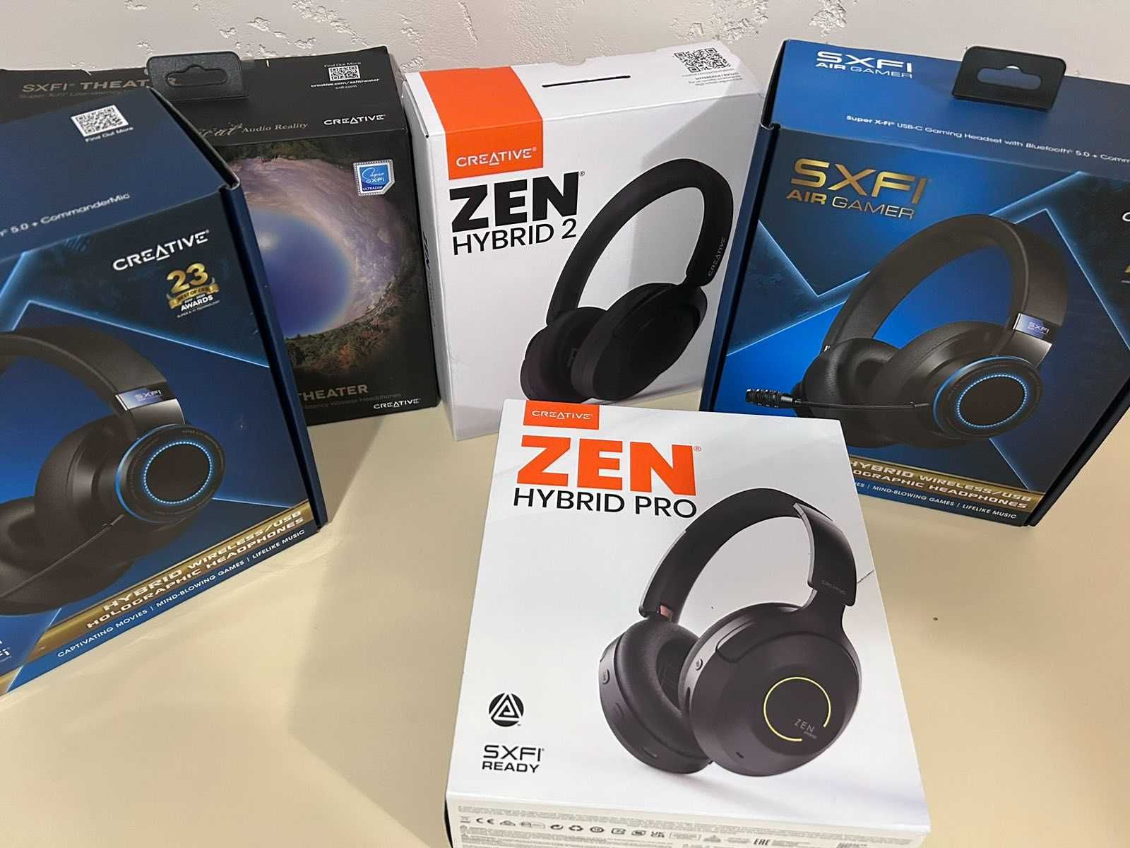 Слушалки CREATIVE ZEN HYBRID PRO,Wireless, Bluetooth 5.3, Мик/12 м. г.