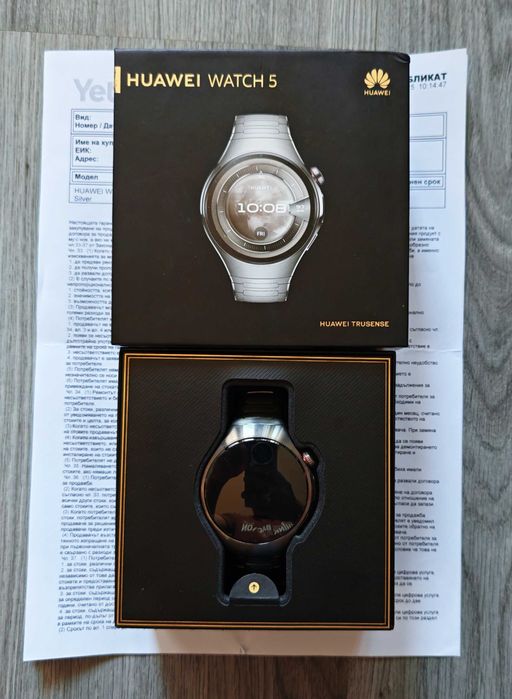 HUAWEI Watch 5, 46мм,Aerospace-Grade Titanium Case, Titanium Strap LTE