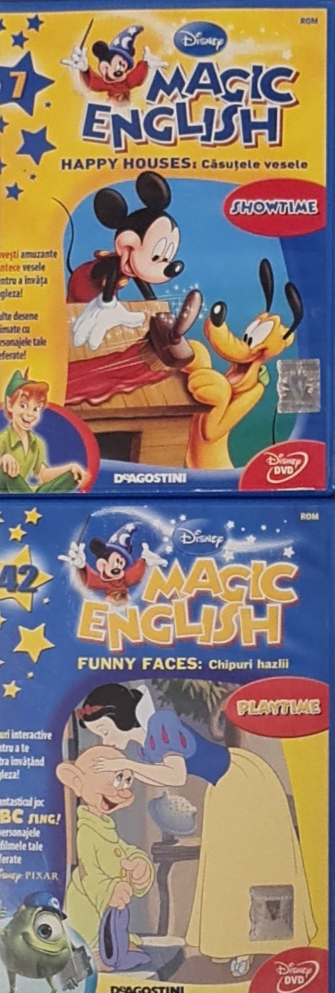 Magic English,14 DVD-uri,Utilizate,în stare bună.