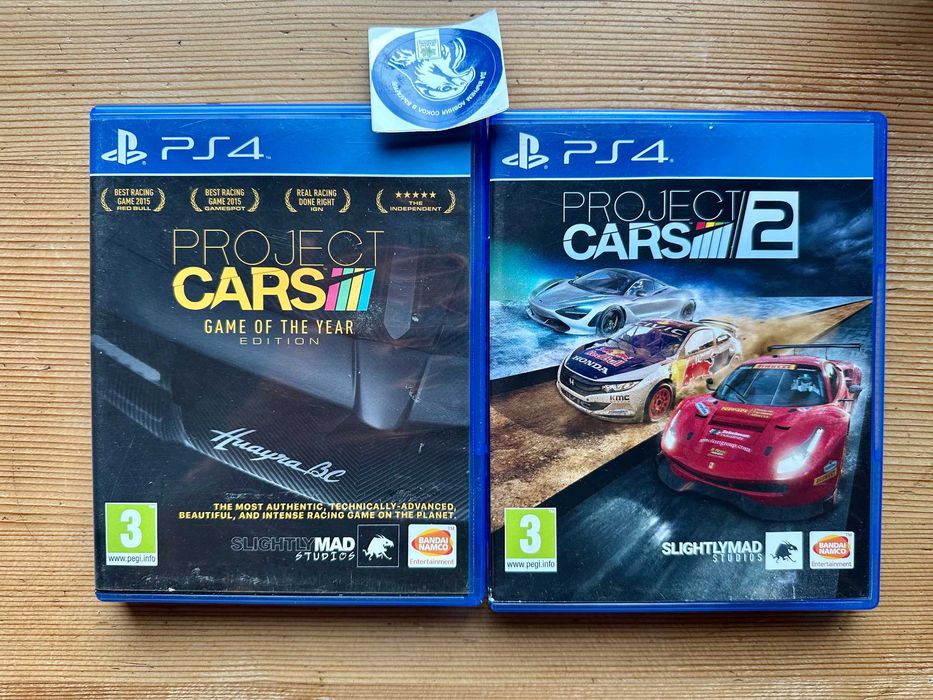 Project CARS 1 + Project CARS 2 PlayStation 4 PS4 PlayStation 5 PS5