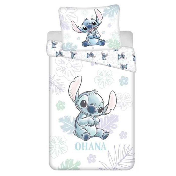 Детски спален комплект Стич, 100% памук, 2 части, различни цветове