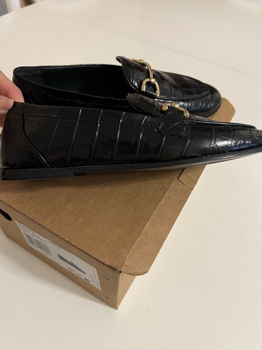 Mocasini MANGO din piele -transport gratuit