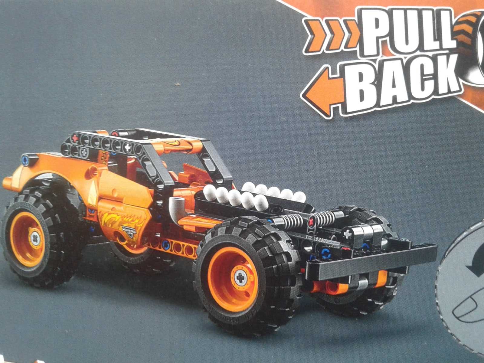 Lego Technic 2in1 Monster Jam El Toro Loco & masina de curse nou 42135