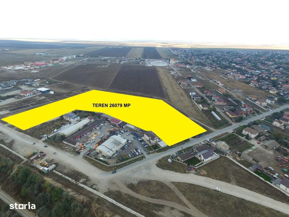 Cumpana-Teren intravilan 26079 mp cu deschidere la trei strazi