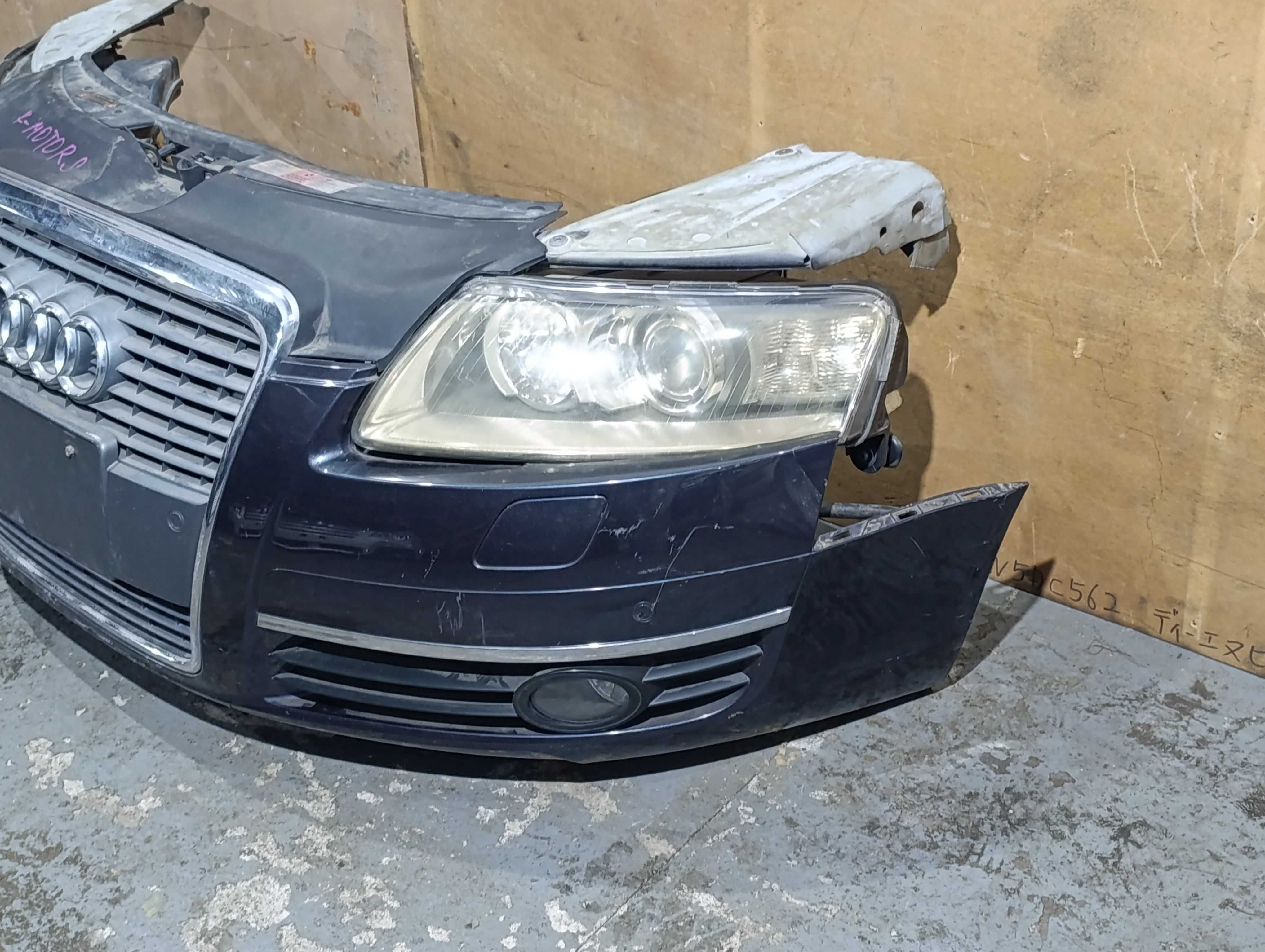 Ноускат морда Audi A6 C6 Дорест Ауди А6 С6 XENON AFS 04-08г носик
