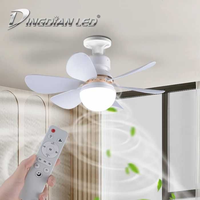 Вентилатор за таван 60W с LED осветление