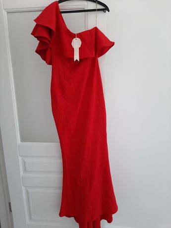 Женская платья красный