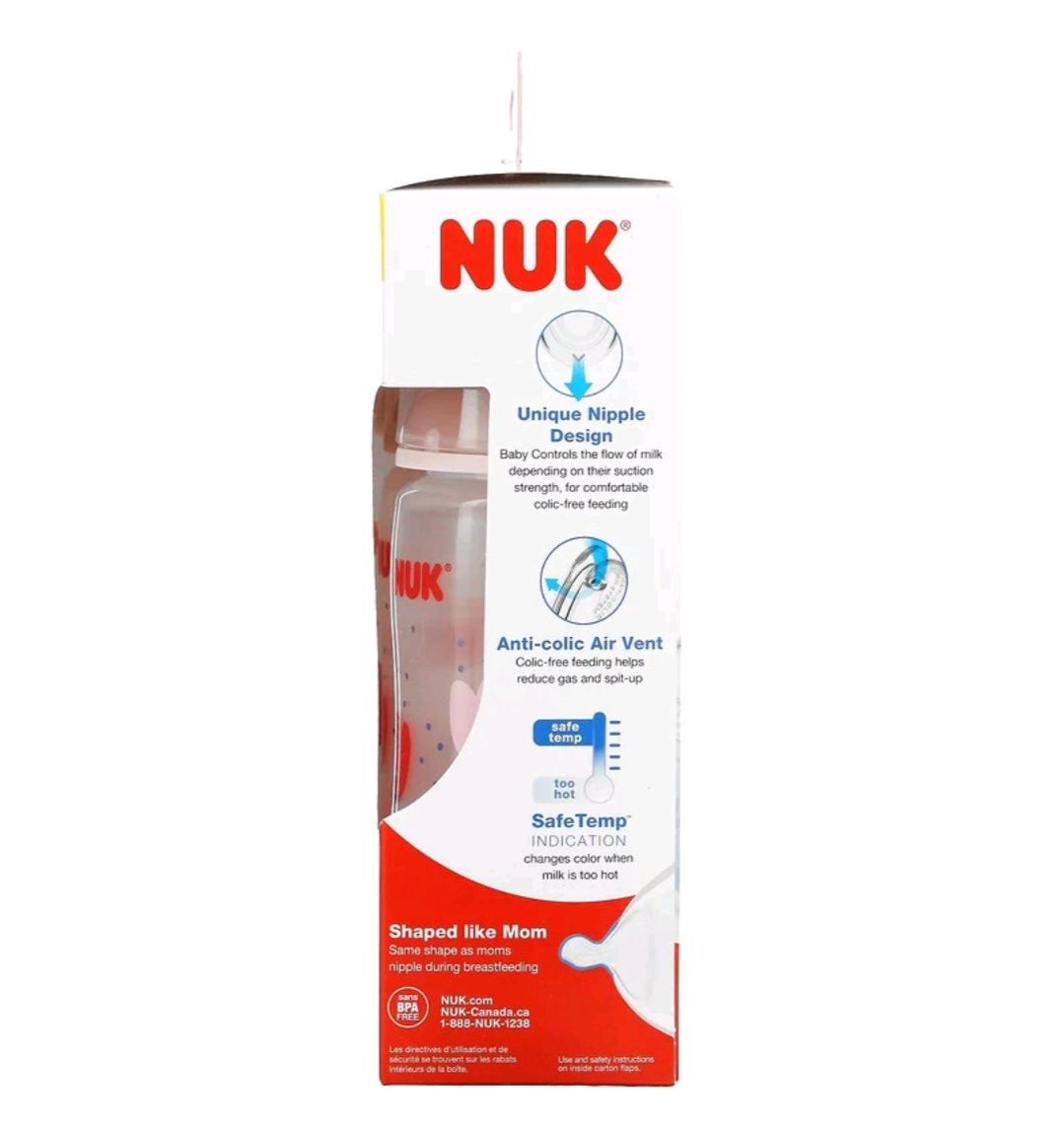 Бутылочки для кормления антиколиковые, термо от NUK. Оригинал США