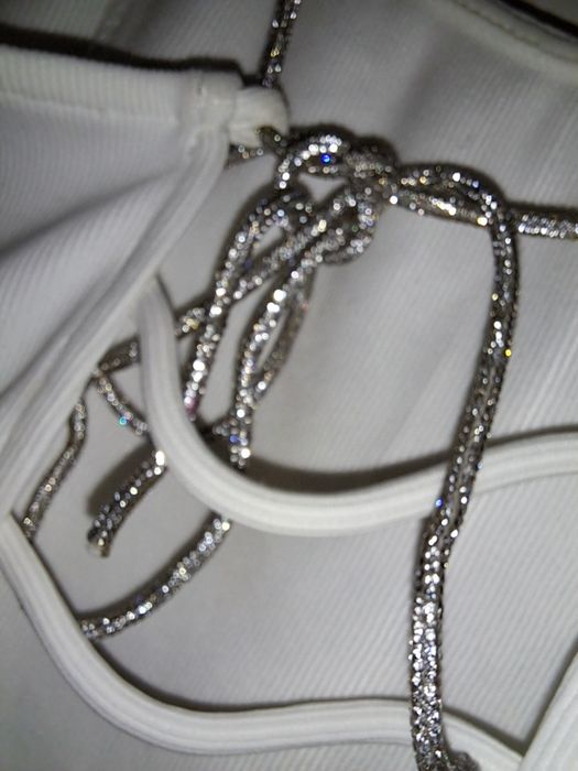 Нова рокля Bershka,гол гръб-блестяща топ цена С,М