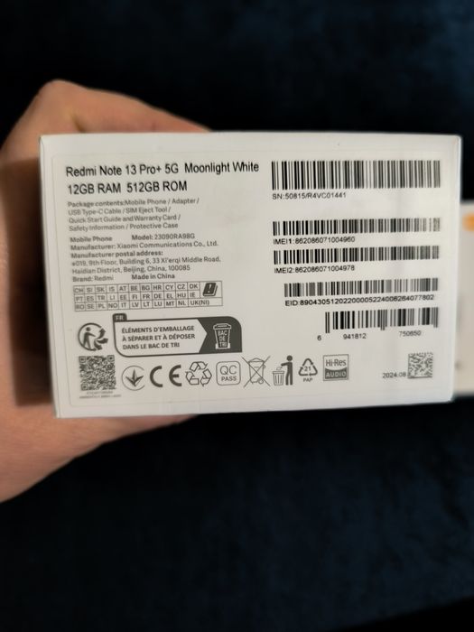 Продава,бартер Redmi Note13Pro Plus 5G 12/512gb