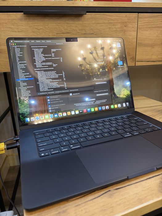 Macbook Air M4 15inch 16/256GB 6 цикл 100% ёмкост.