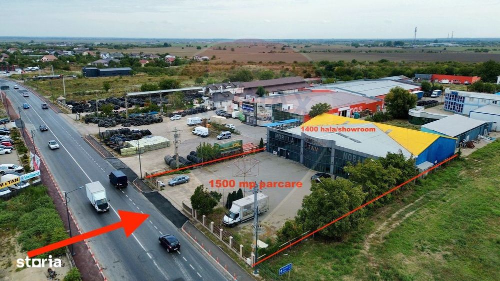 Hala/Showroom 1400mp Calea Moldovei