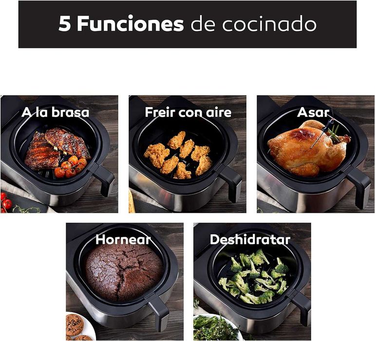 Бездимен грил MasterPro, Фритюрник с горещ въздух Air Fryer,5.6л 1760W