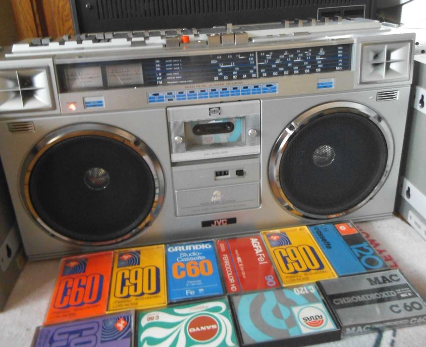 Radio-Casetofon JVC RC-M70L Stereo Radio Cassette Recorder