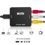 HDMI към AV RCA 3 чинча или обратно aдаптер FULL HD чинчове конвертор
