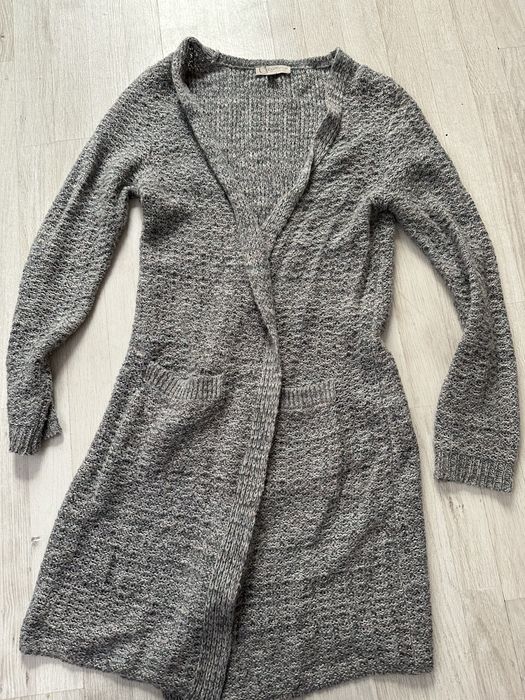 Cardigan lung calduros