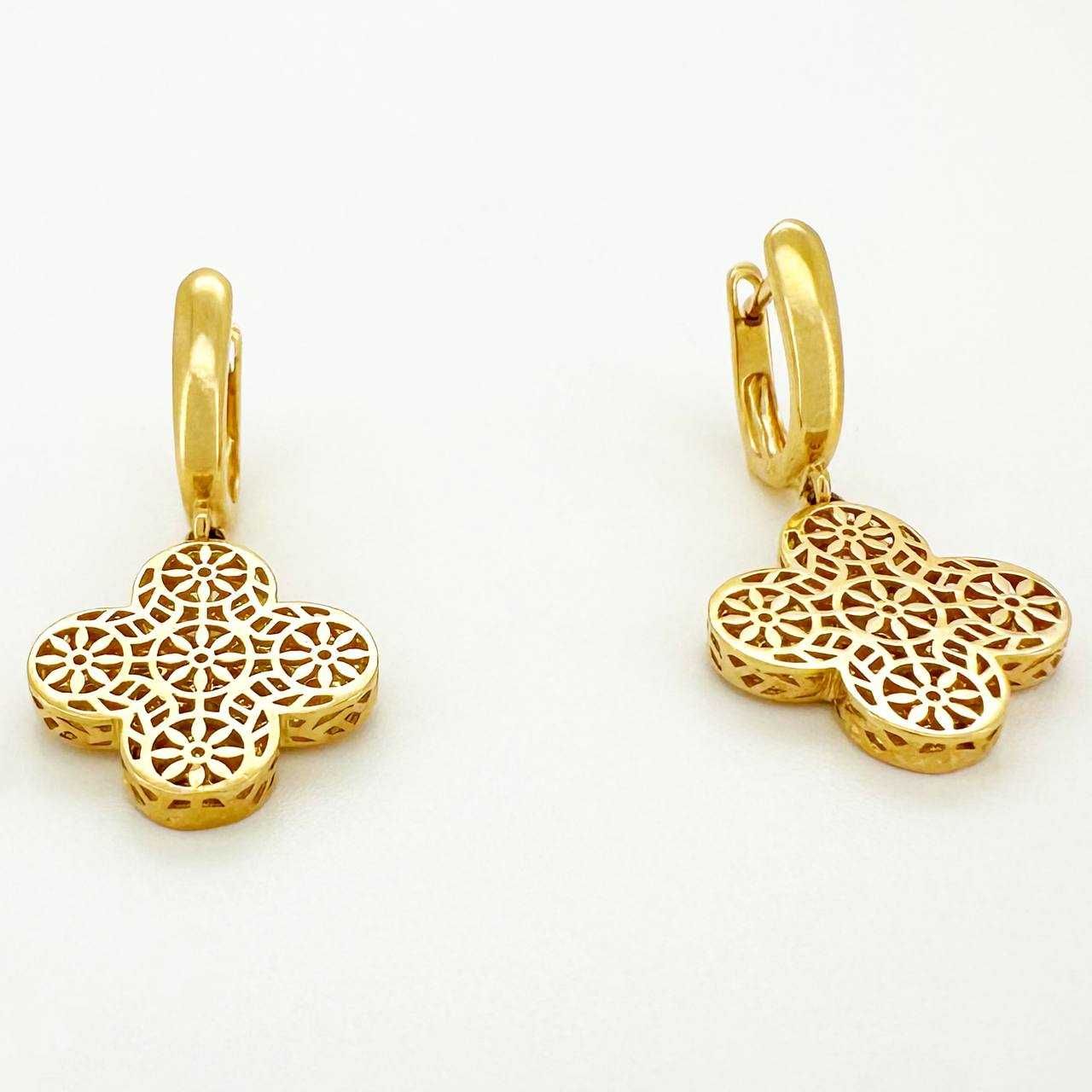 Золотой комплект в стиле Van Cleef & Arpels