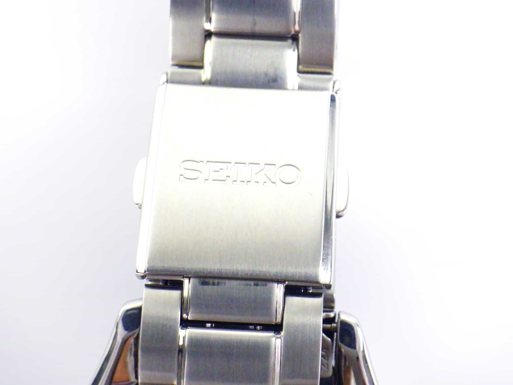 Мъжки часовник Seiko Big Date Chronograph 42мм - БАРТЕР