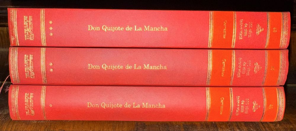 Don Quijote - Cervantes - 3 volume