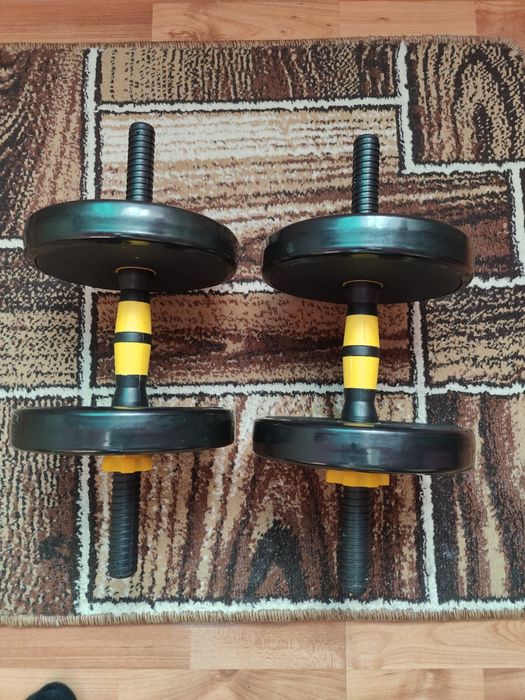 Vând gantere in stare foarte buna ca noi