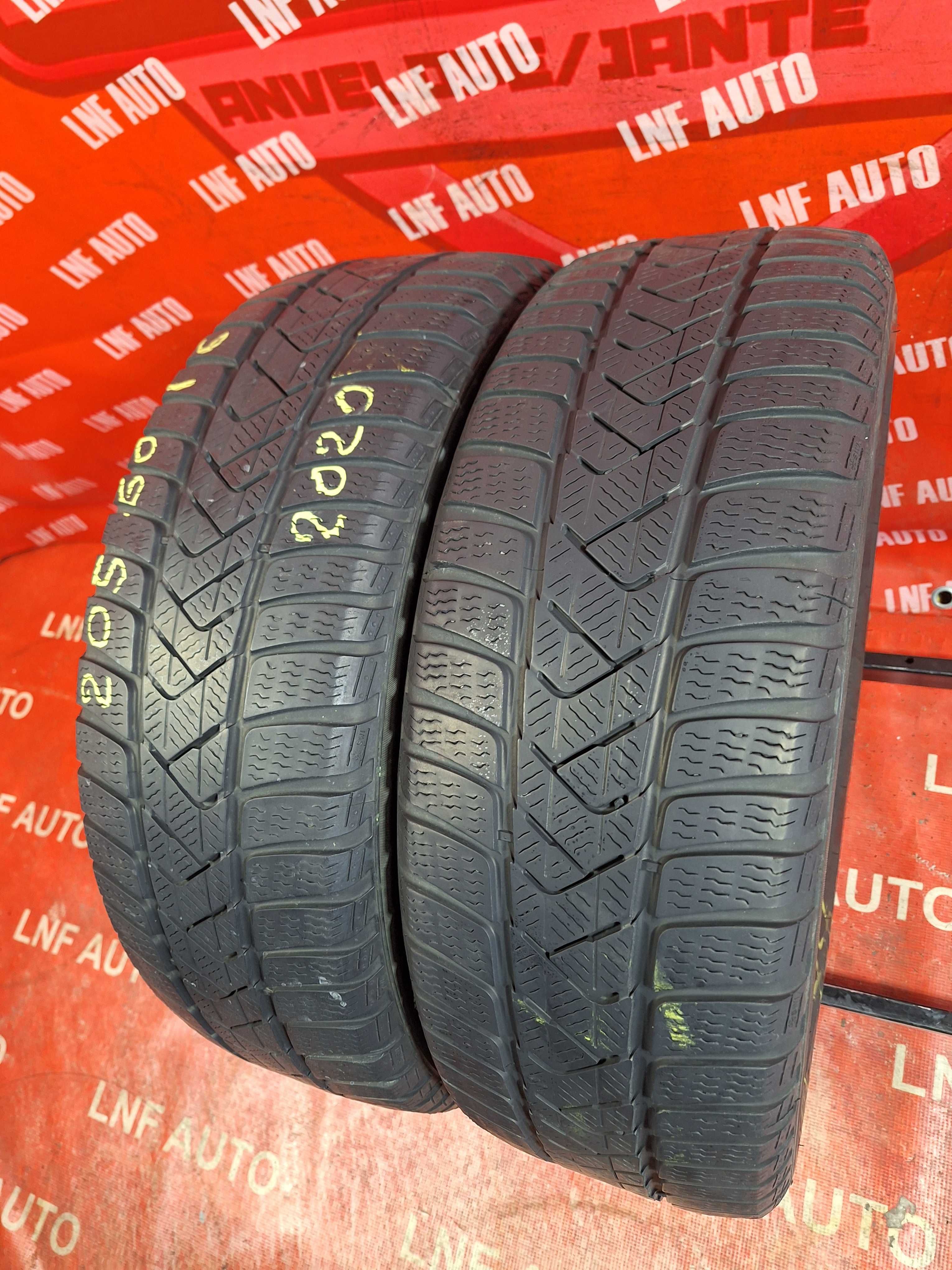 Anvelope de IARNA - 205/60/16 - PIRELLI - 5.75 MM - DOT 2020 !
