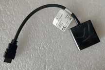 НОВ! HDMI към VGA адаптер (HDMI мъжки - VGA женски, 0.2м)