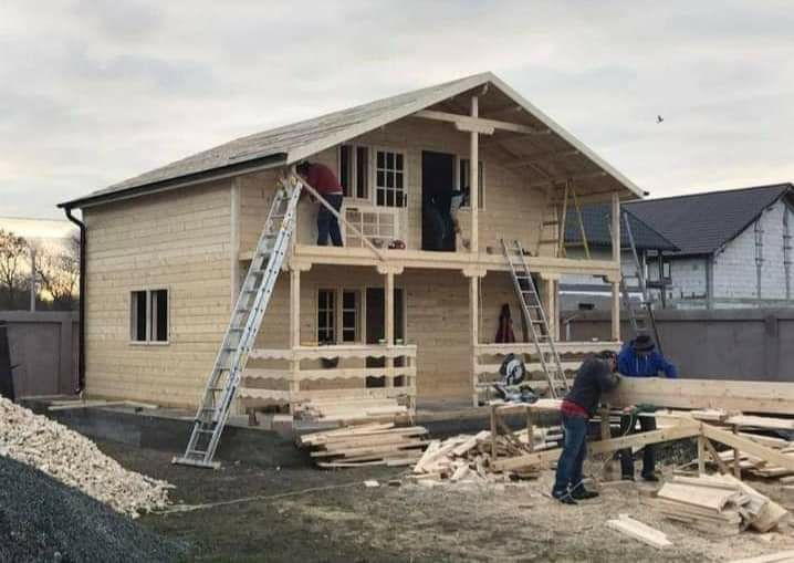 Construim  cabane, case din lemn   orice model și dimensiune la comand