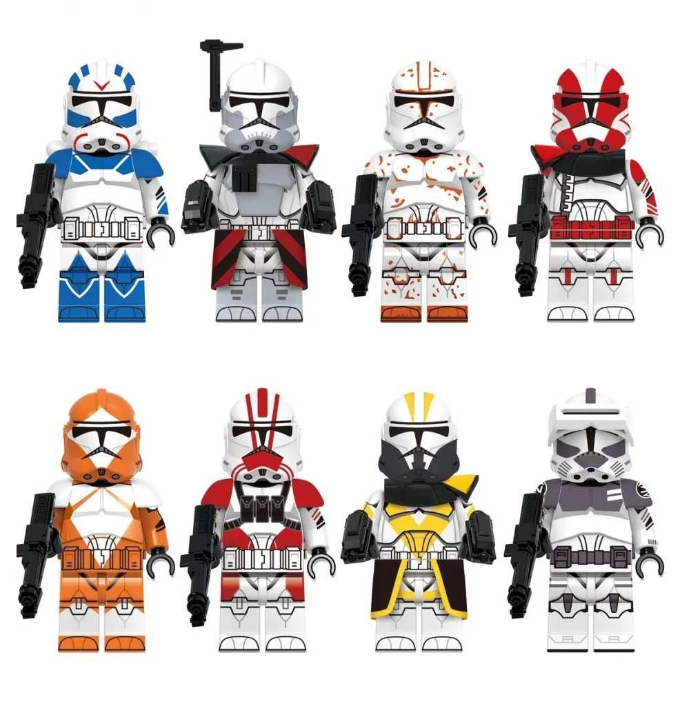 Set 8 Minifigurine tip Lego Star Wars Clone pack9