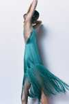 Rochie cu franjuri Zara summer edition