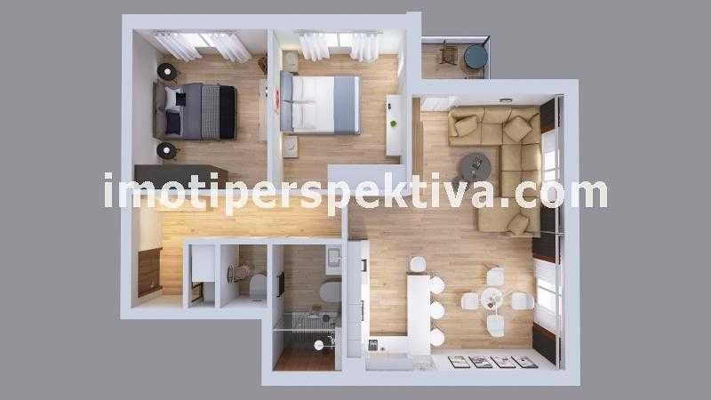 Продава се Тристаен апартамент в Пловдив, Христо Смирненски - 104 кв.м за 1183 €/кв.м - Снимка #13