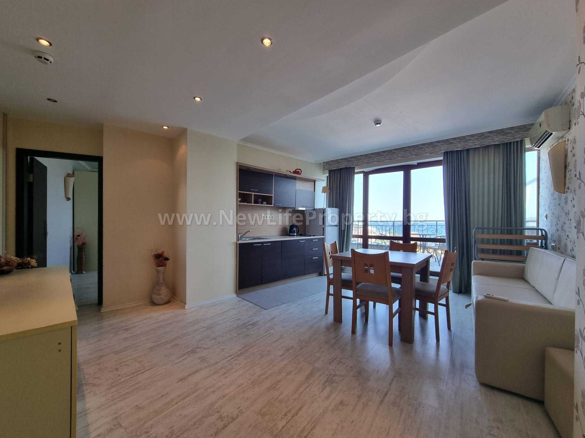 Двустаен апартамент с гледка море в „Grand Hotel St. Vlas“, Свети Влас