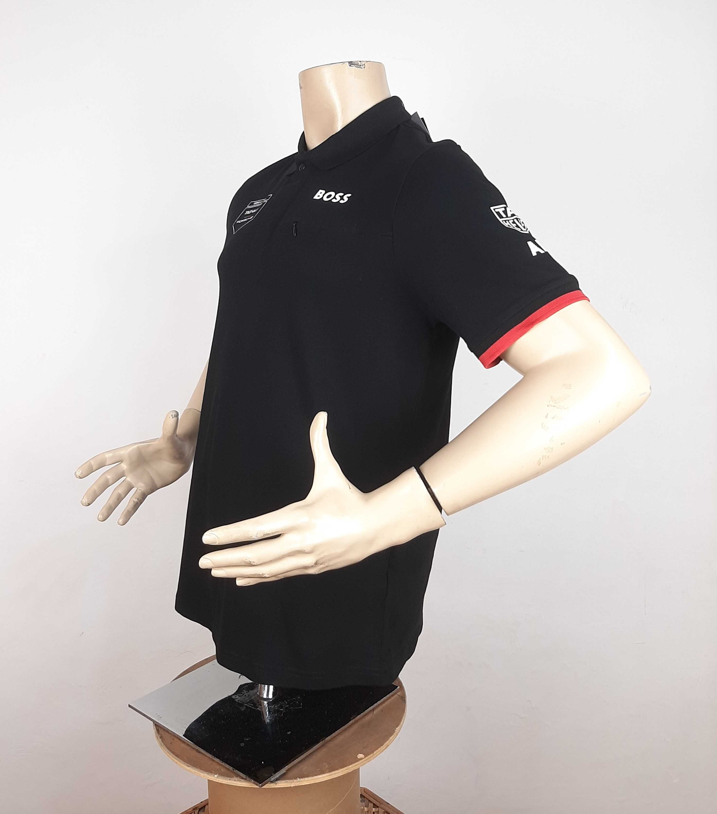 Porsche Motorsport x Boss Team Polo - Оригинална мъжка тениска с яка