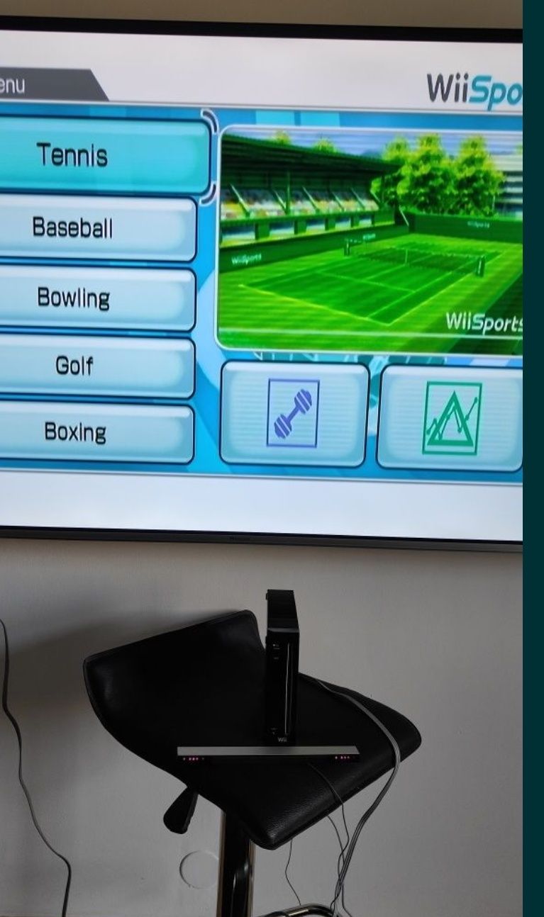 Consola Nintendo Wii Black+joc Wii Sports