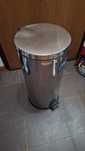 Cos gunoi cu pedală, inox,Limpio