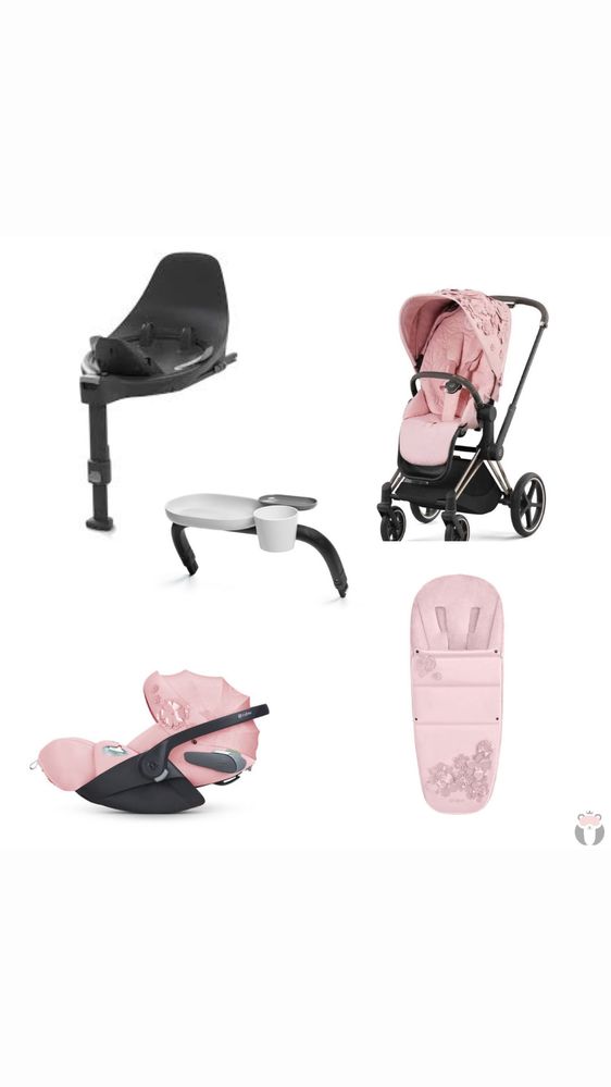Cybex priam simply flowers pink